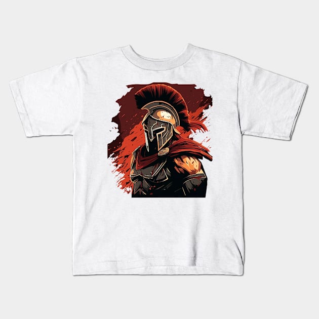 spartan Kids T-Shirt by piratesnow